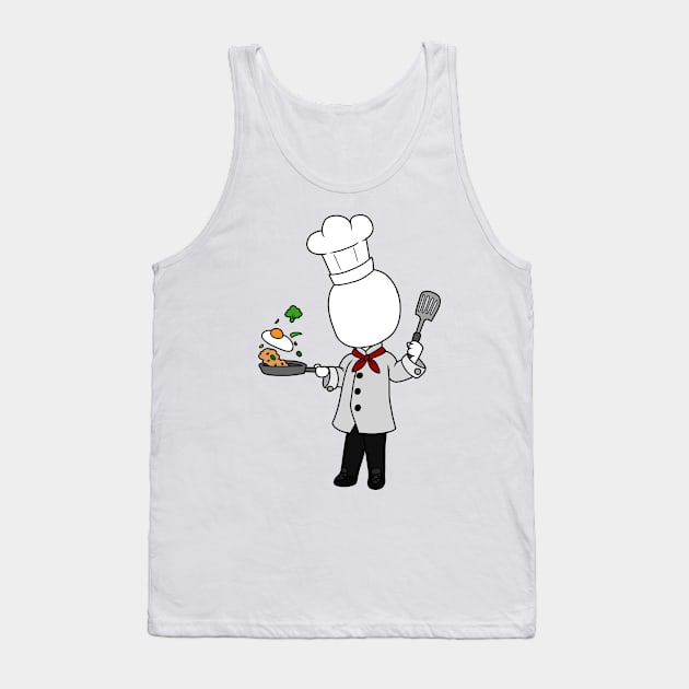 creepypasta chef slenderman chibi Tank Top by LillyTheChibi